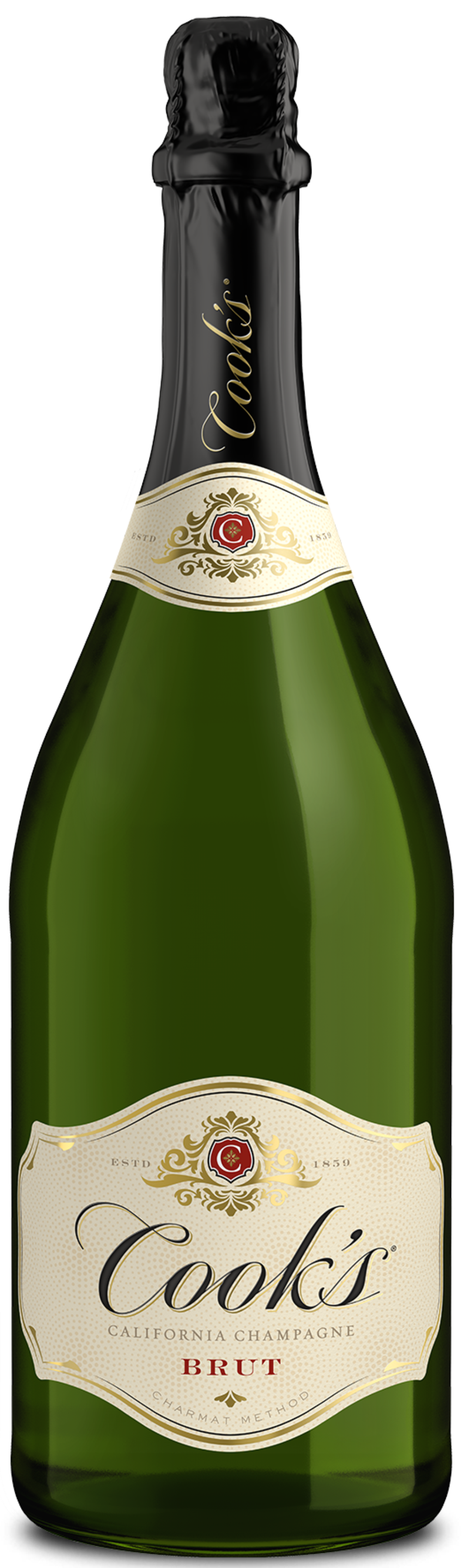 Cook's California Champagne Brut White Sparkling Wine, 1.5 L