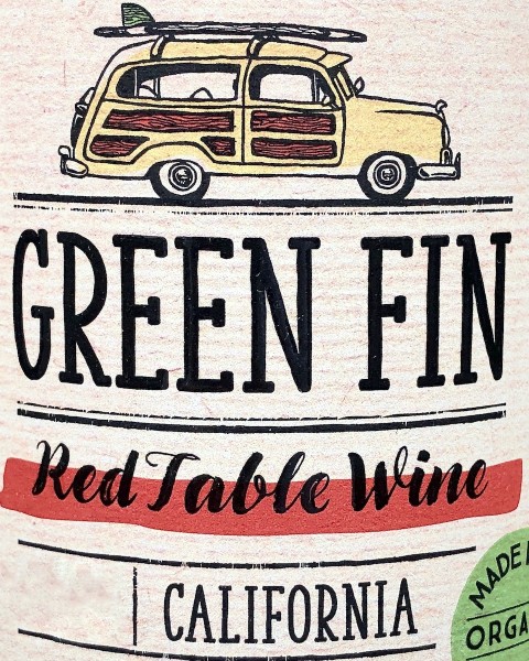 green fin organic red table wine