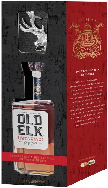 Old Elk Bourbon with Limited Edition Elk Pourer - BottleBargains